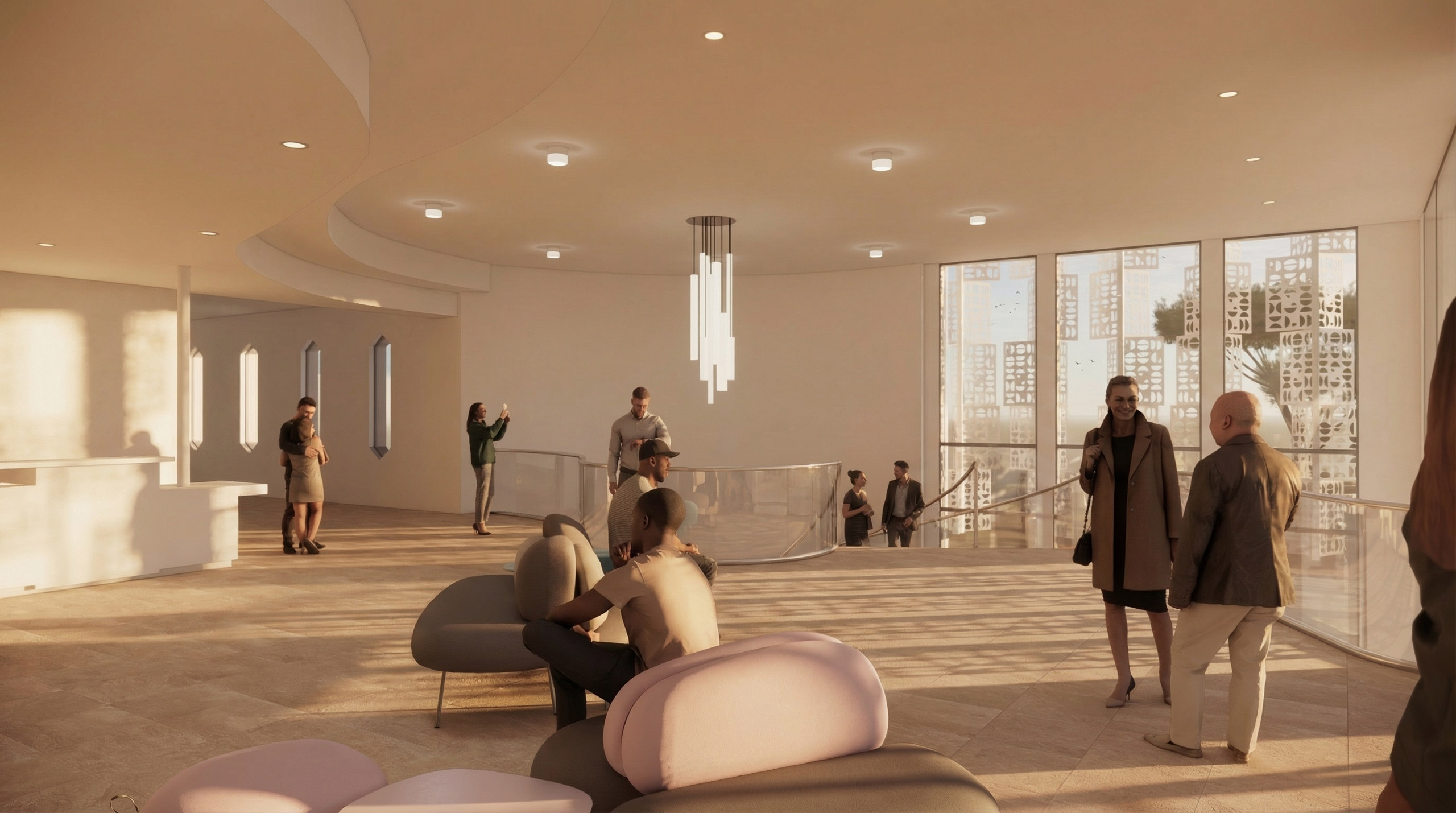 RCB---Image-3D-sur-Escalier-Spot-encastré-V3 Projet de rénovation du relais cote de beauté par Frédérique Bargeas